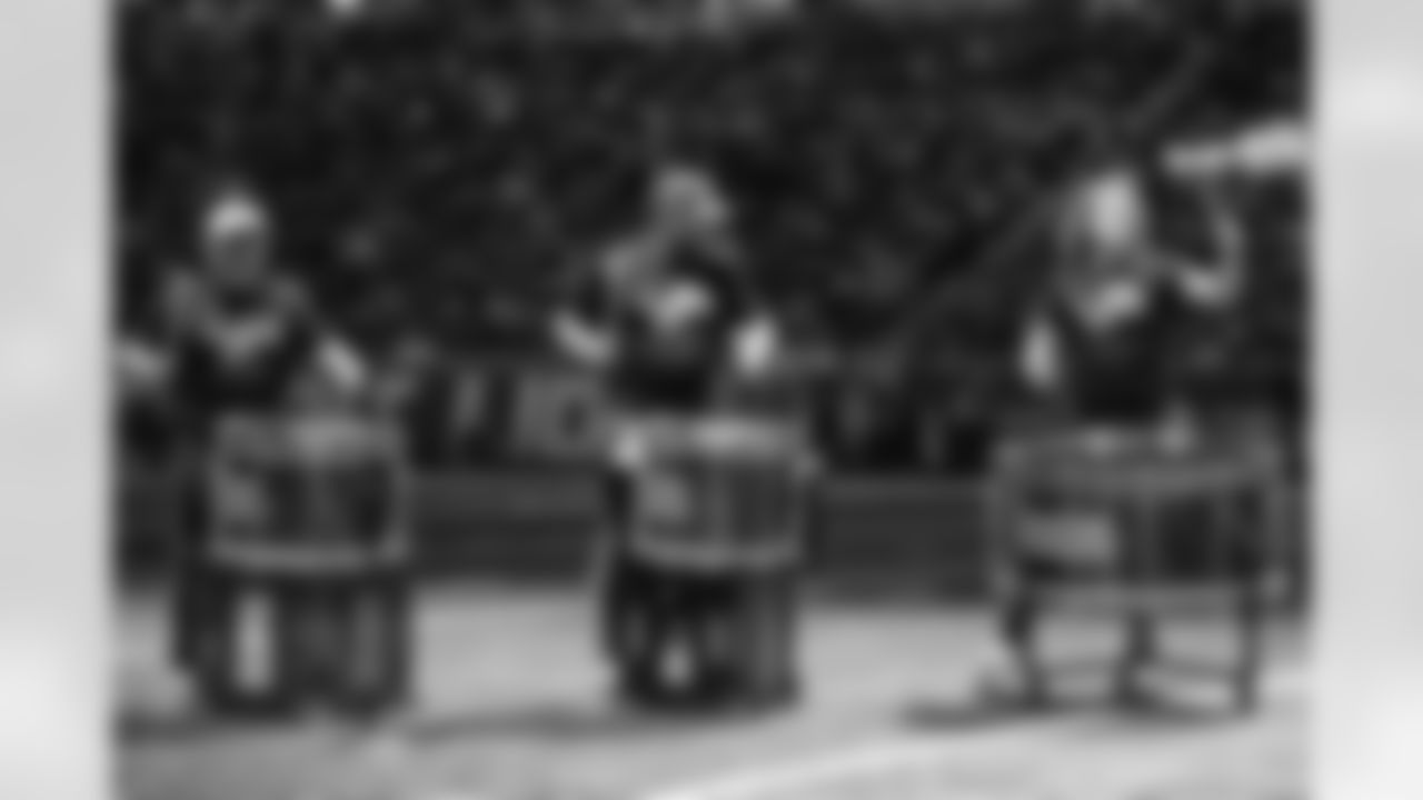 Detroit Lions Drumline, Honolulu Boom, perform during a NFL football game against the Chicago Bears on Sunday, January 1, 2023 in Detroit, MI. (Mike Ferdinande/Detroit Lions).