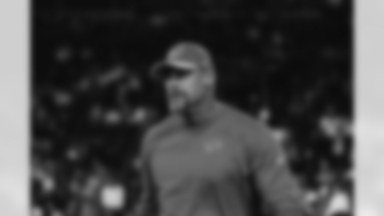 Detroit Lions Head Coach Dan Campbell before a NFL game against the Carolina Panthers on Sunday, Oct. 8, 2023 in Detroit, MI. (Jeff Nguyen/Detroit Lions)