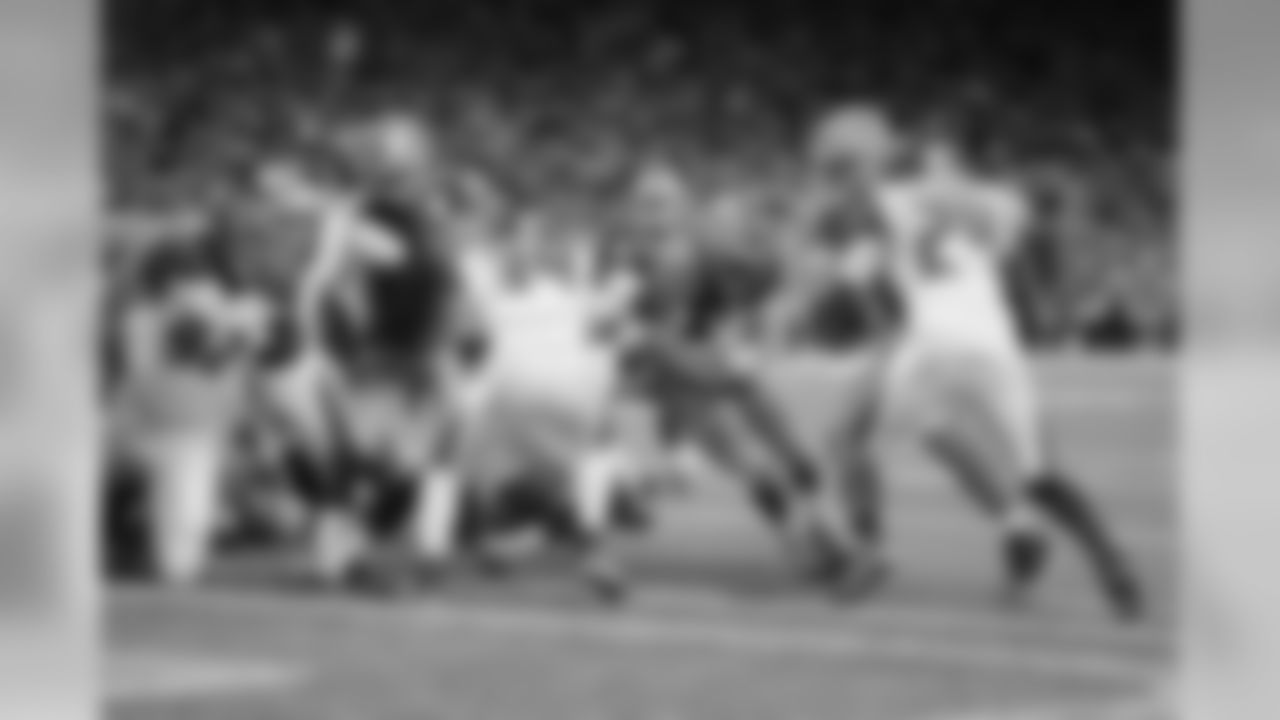 Detroit Lions running back Wes Hills (36) runs for a touchdown during a NFL football game against the Tampa Bay Buccaneers Sunday, Dec. 15, 2019 in Detroit. (Detroit Lions via AP).