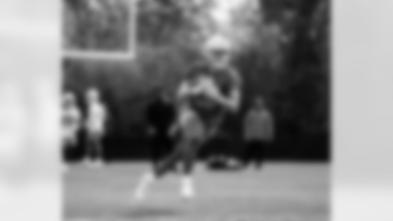 Detroit Lions wide receiver Chase Cota (88) during rookie minicamp at the Detroit Lions facility in Allen Park, MI on May 14, 2023. (Jeff Nguyen/Detroit Lions)