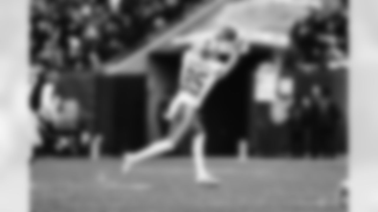 Detroit Lions wide receiver Tom Kennedy (85) during a NFL football game against the Chicago Bears on Sunday, November 13, 2022 in Chicago, IL. (Jeff Nguyen/Detroit Lions).
