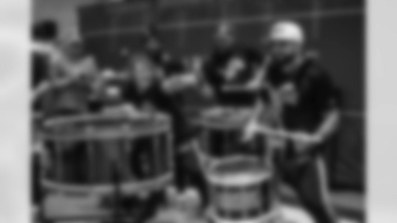 Detroit Lions Drumline, Honolulu Boom, perform during a NFL football game against the Chicago Bears on Sunday, January 1, 2023 in Detroit, MI. (Mike Ferdinande/Detroit Lions).