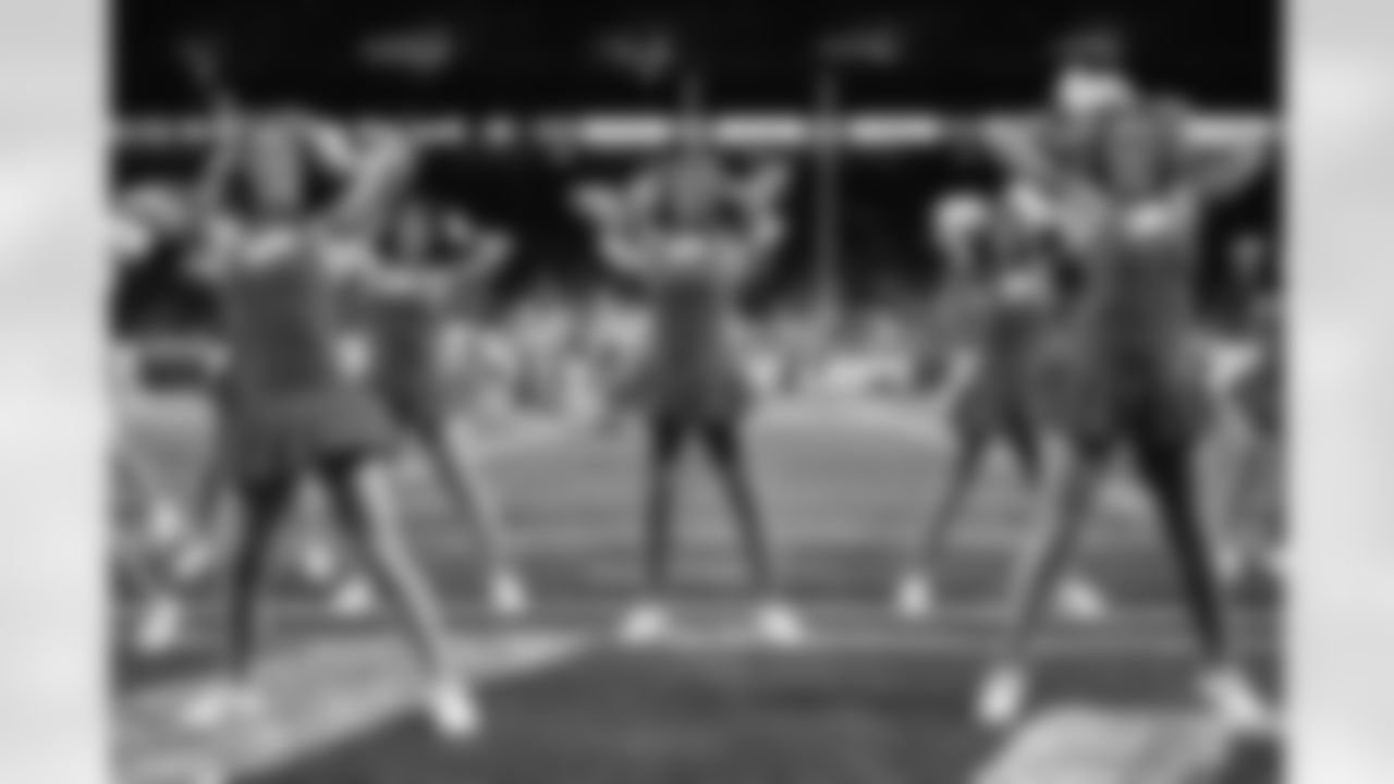 Detroit Lions Cheerleaders perform during a NFL football game against the Buffalo Bills on Thursday, November 24, 2022 in Detroit, MI. (Mike Ferdinande/Detroit Lions).