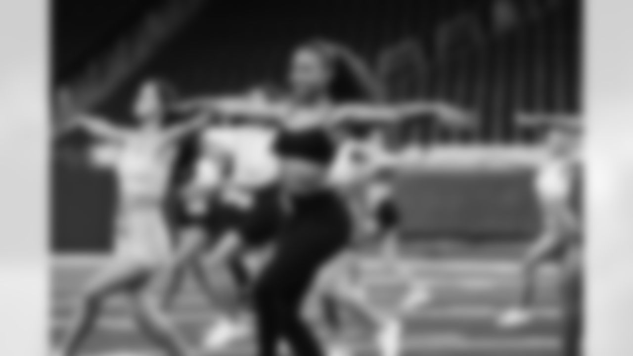 Detroit Lions Cheerleaders during the 2023 Auditions at Ford Field in Detroit, MI on May 7, 2023. (Jeff Nguyen/Detroit Lions)