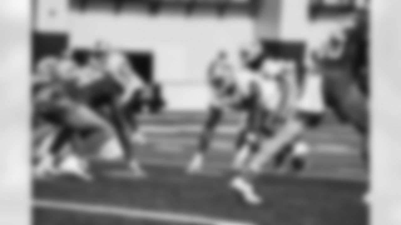 Detroit Lions outside linebacker Austin Bryant (94) during Lions Training Camp at the Training Facility in Allen Park, MI on August 9th, 2021. (Jeff Nguyen/Detroit Lions)
