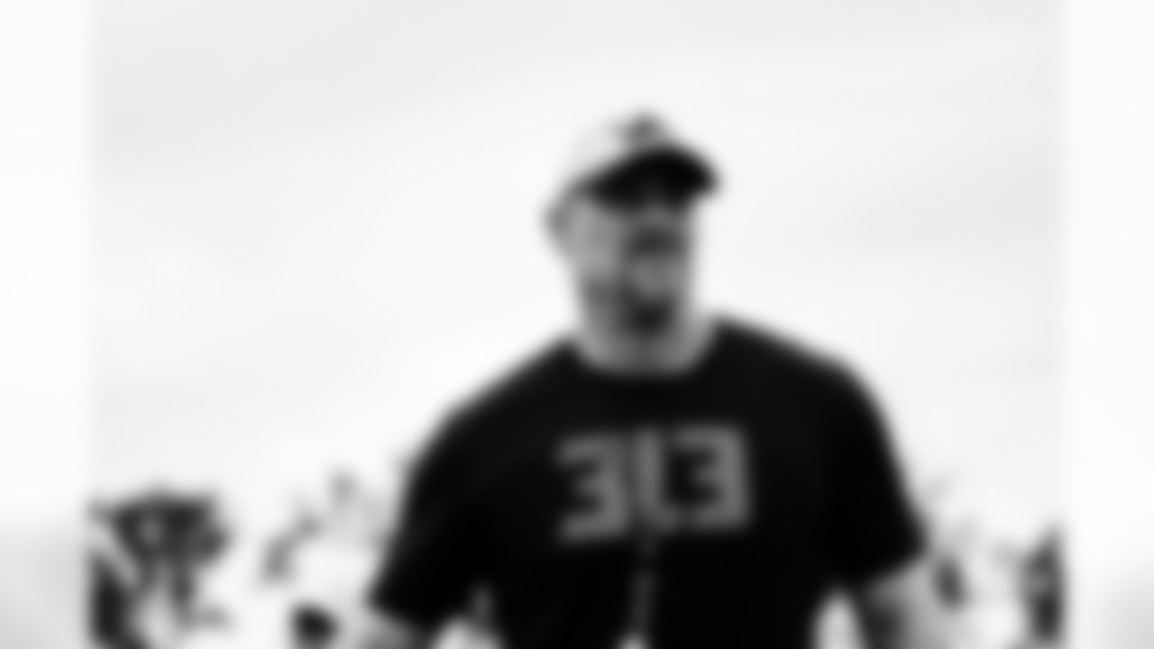 Detroit Lions Head Coach Dan Campbell during OTAs at the Lions training facility in Allen Park, MI on May 25, 2022. (Courtney Ryder/Detroit Lions)