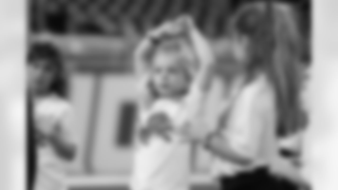 2022 Junior Detroit Lions Cheerleaders Clinic at Ford Field on December 10, 2022. (Mike Ferdinande/Detroit Lions)