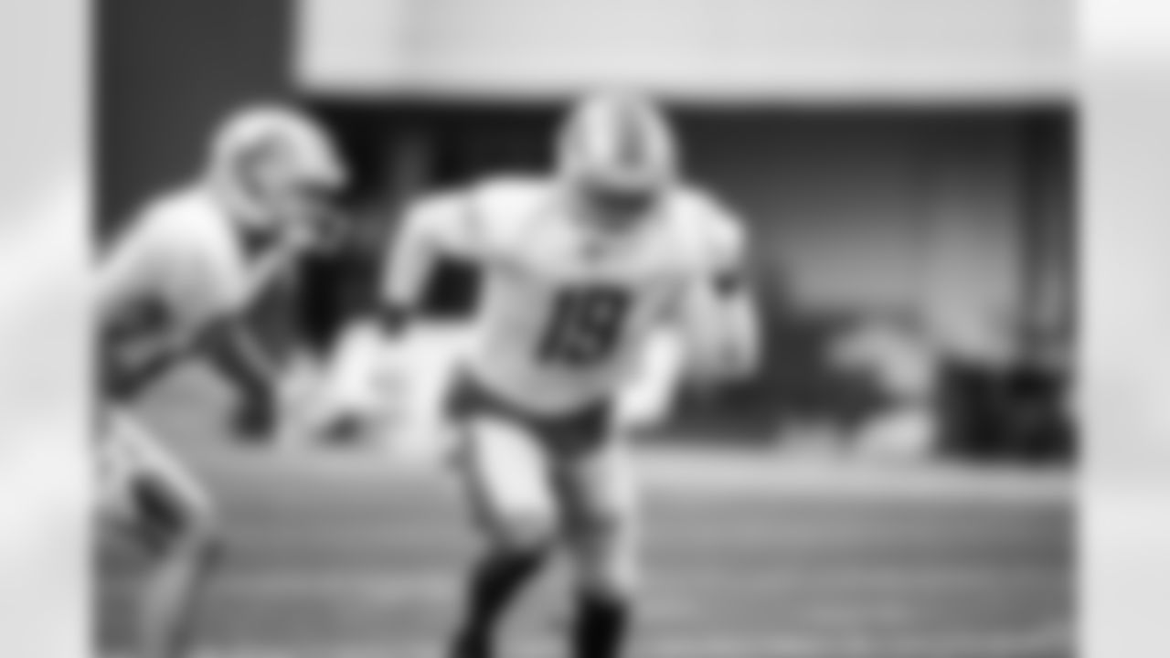 Detroit Lions wide receiver Kenny Golladay (19) during training camp practice at the Training Facility in Allen Park, MI on September 9, 2020. (Jeff Nguyen/Detroit Lions)