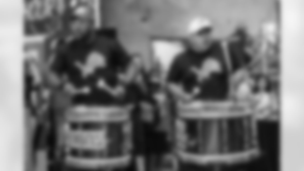 The Detroit Lions Drumline, Honolulu Boom, perform during a NFL football game against the Philadelphia Eagles on Sunday, September 11, 2022 in Detroit, MI. (Mike Ferdinande/Detroit Lions).
