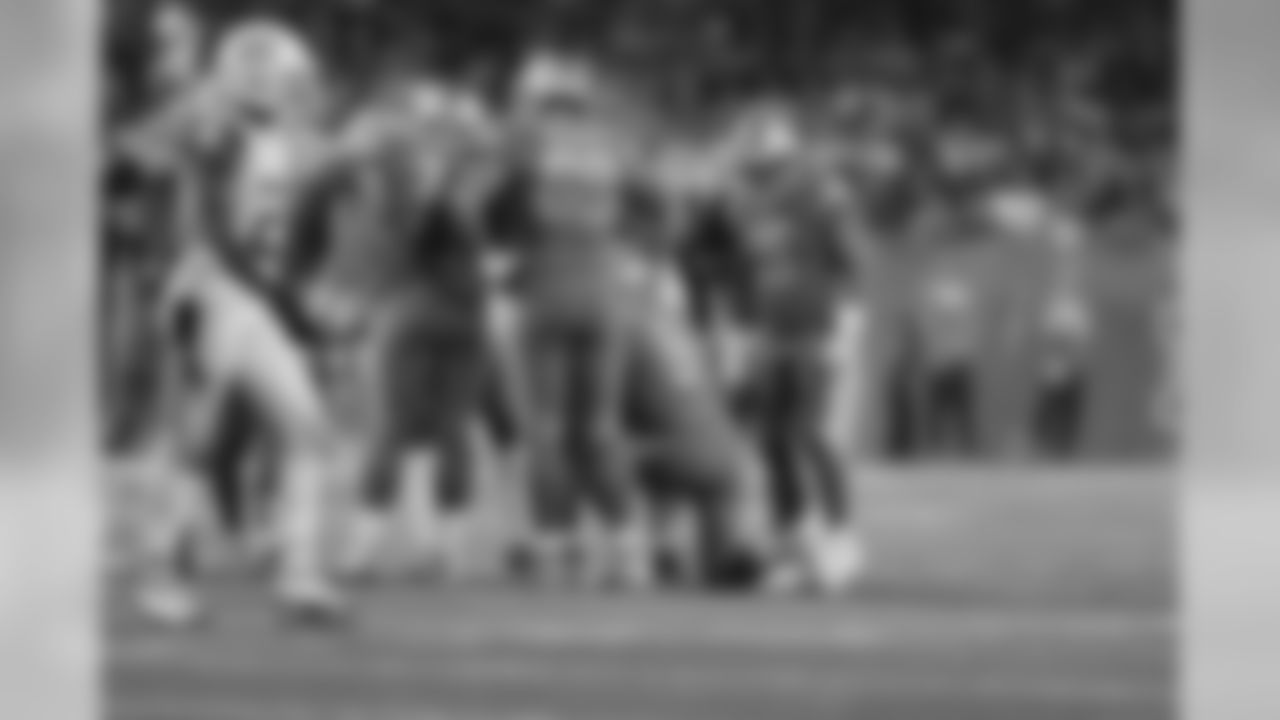Detroit Lions offensive huddle during a NFL football game against the New York Jets on Monday, Sept. 10, 2018 in Detroit. (Detroit Lions via AP).