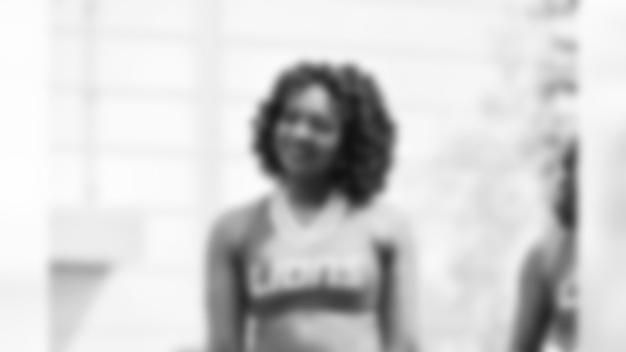 Detroit Lions Cheerleaders during 2023 Michigan Girls High School Flag Football Pilot League Week 3 at Detroit Lions HQ & Training Facility Sunday May 21 2023 in Allen Park, MI. (Carl Jones II/Detroit Lions).