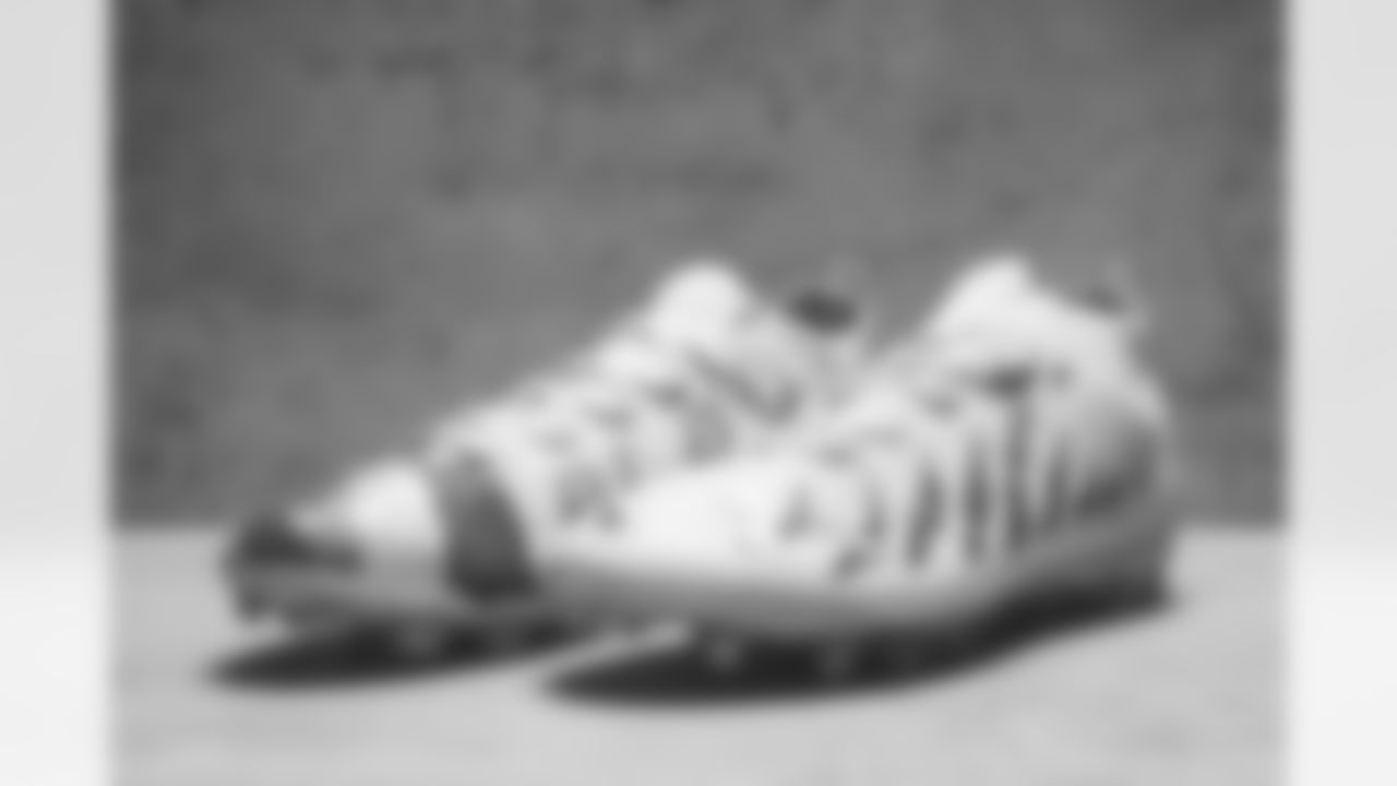 Detroit Lions safety Miles Killebrew (35) owns these shoes. My Cause My Cleats. (Detroit Lions via AP).