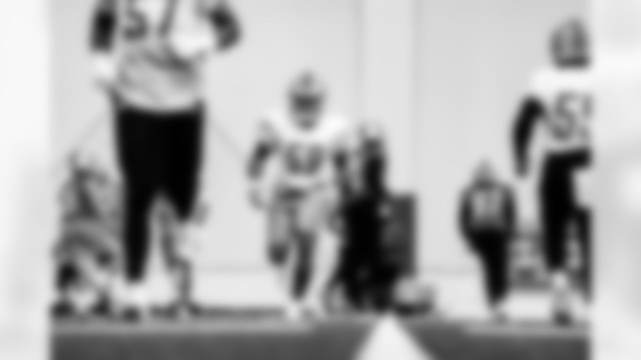 Detroit Lions linebacker Tavante Beckett (59) during Lions practice at the Training Facility in Allen Park, MI on September 23, 2021. (Jeff Nguyen/Detroit Lions)