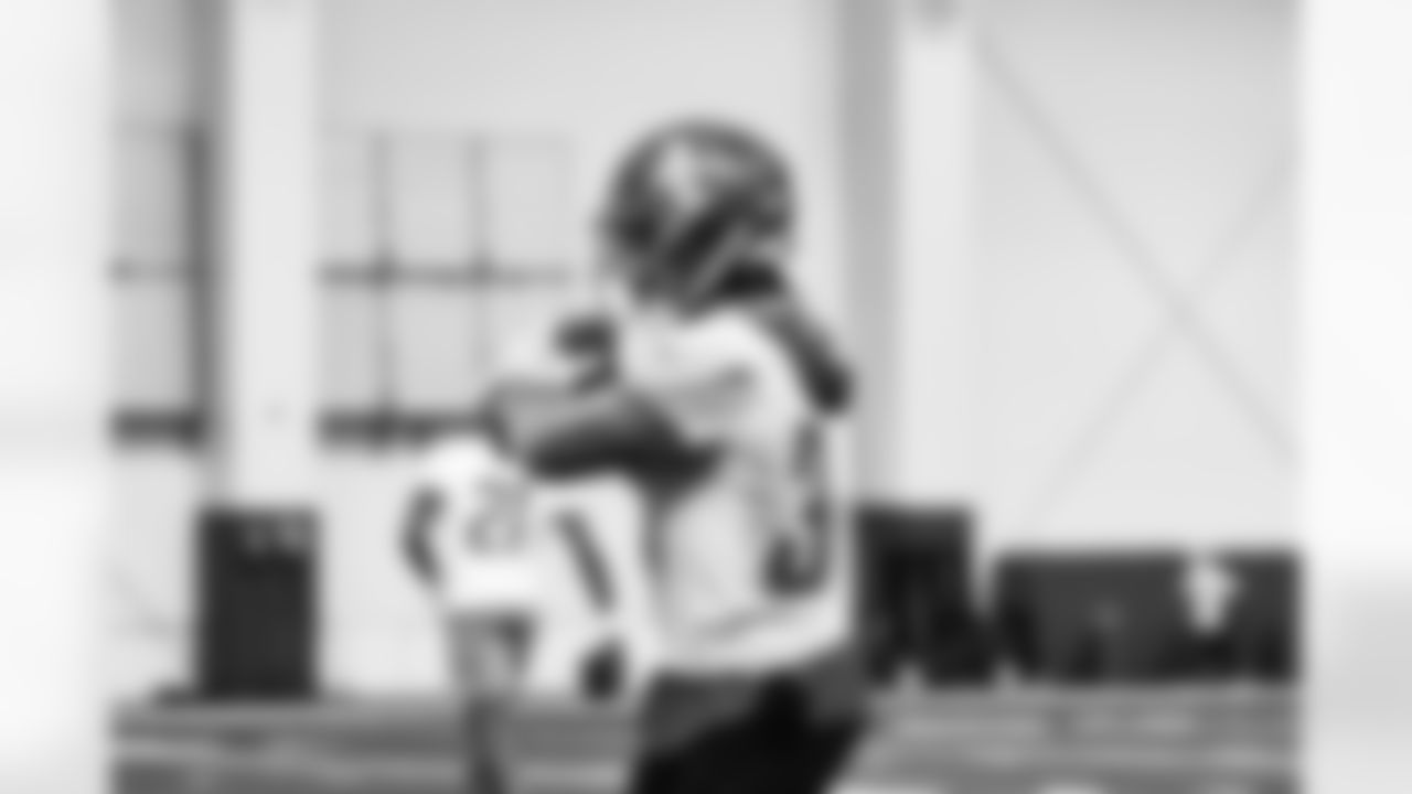 Detroit Lions cornerback Khalil Dorsey (30) during practice at the Lions training facility in Allen Park, MI on October 20, 2023. (Jeff Nguyen/Detroit Lions)