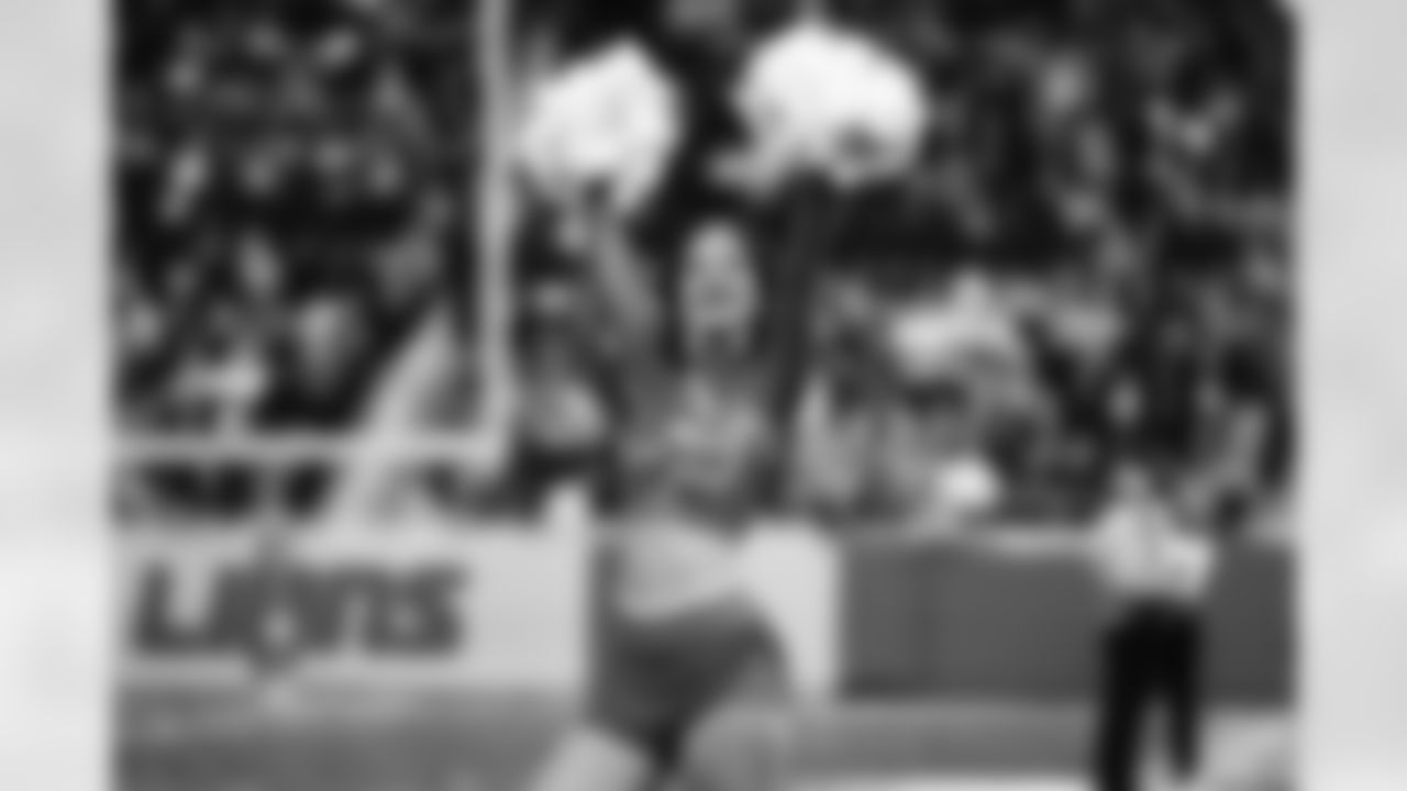 Detroit Lions Cheerleaders during a NFL football game against the Green Bay Packers on Sunday, January 9, 2022 in Detroit, MI. (Mike Ferdinande/Detroit Lions).
