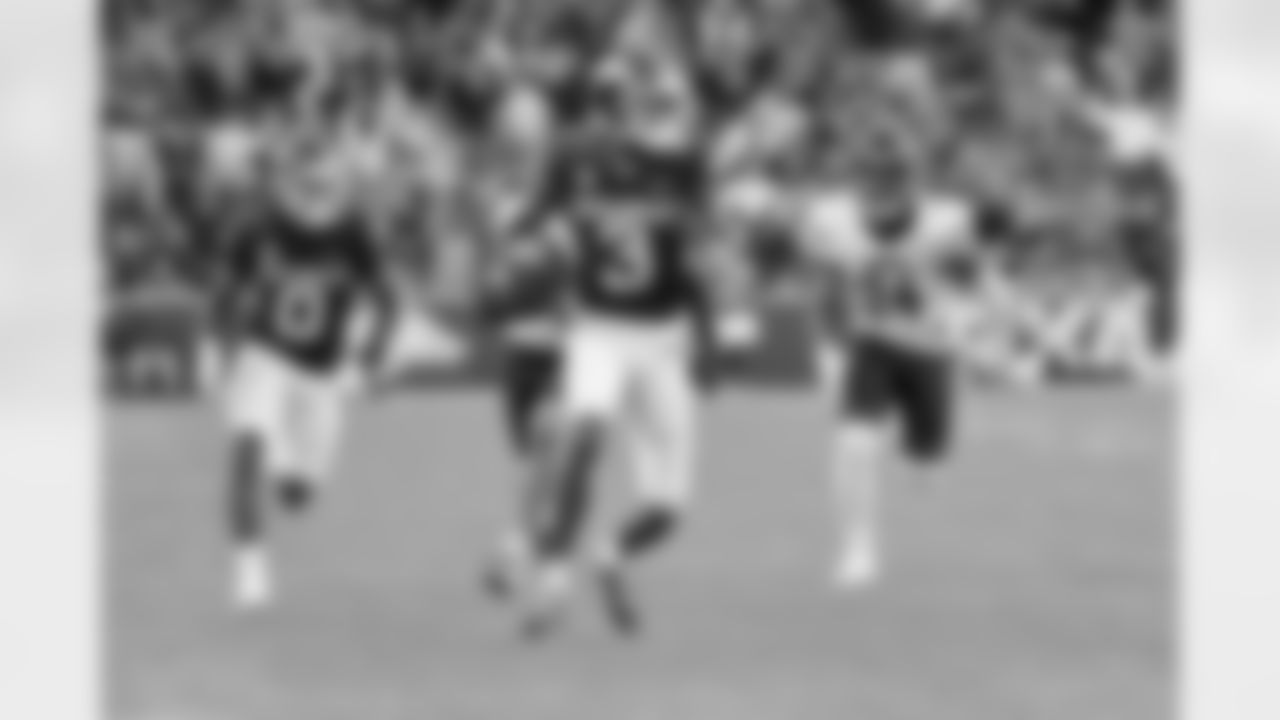 Arkansas wide receiver Matt Landers (3) runs for a big gain against Liberty during the second half of an NCAA college football game Saturday, Nov. 5, 2022, in Fayetteville, Ark. (AP Photo/Michael Woods)