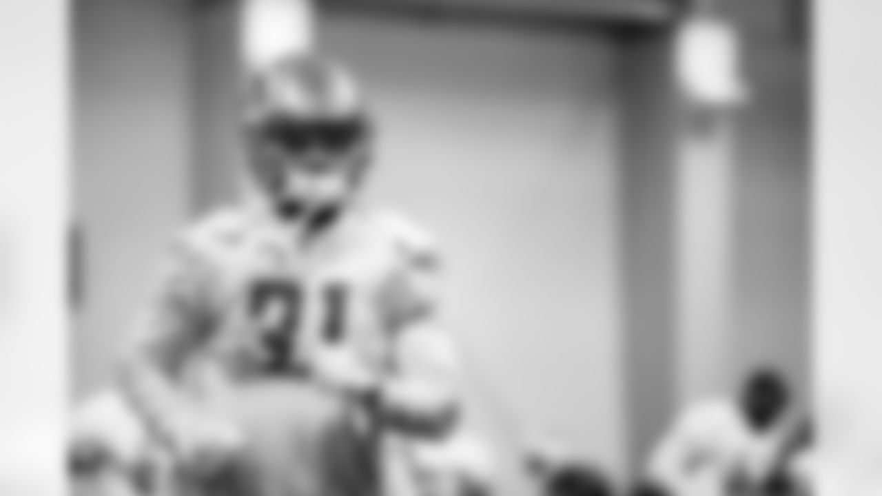 Detroit Lions safety Dean Marlowe (31) during practice at the Training Facility in Allen Park, MI on December 24, 2021. (Josh Mandujano/Detroit Lions)