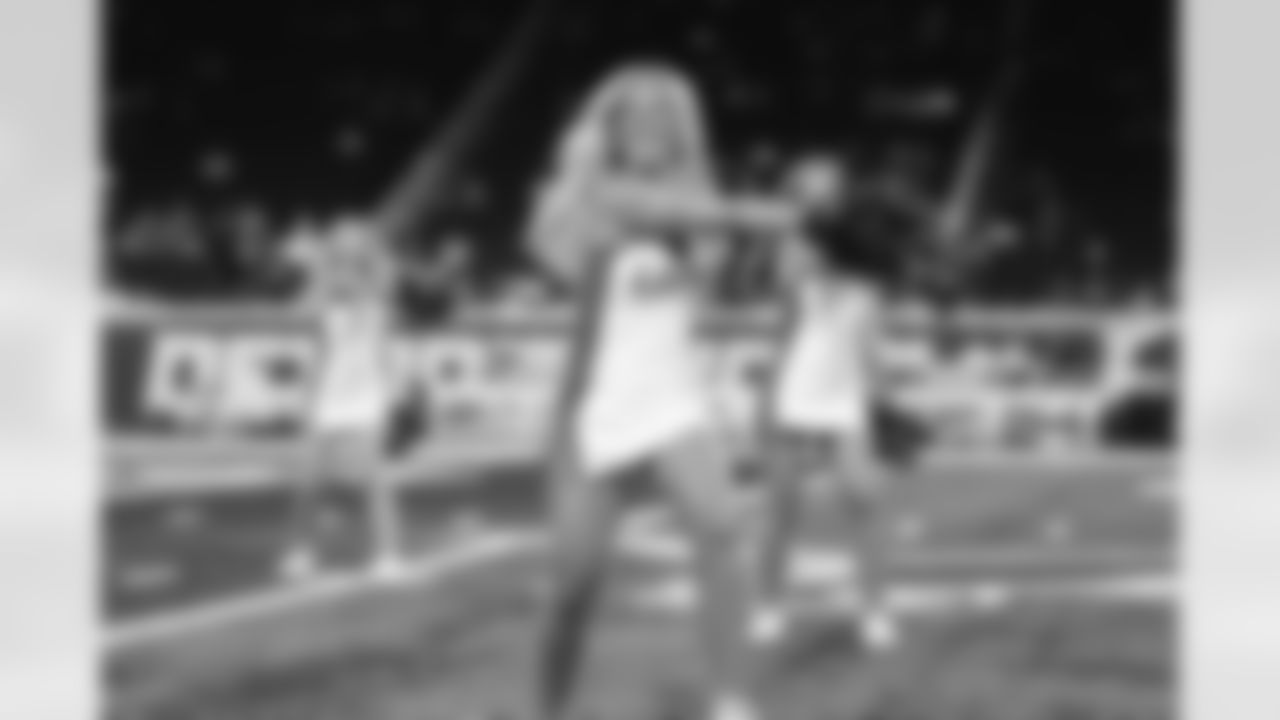 Cheerleaders during a NFL football preseason game against the Buffalo Bills on Friday, August 13, 2021 in Detroit, MI. (Jeff Nguyen/Detroit Lions).
