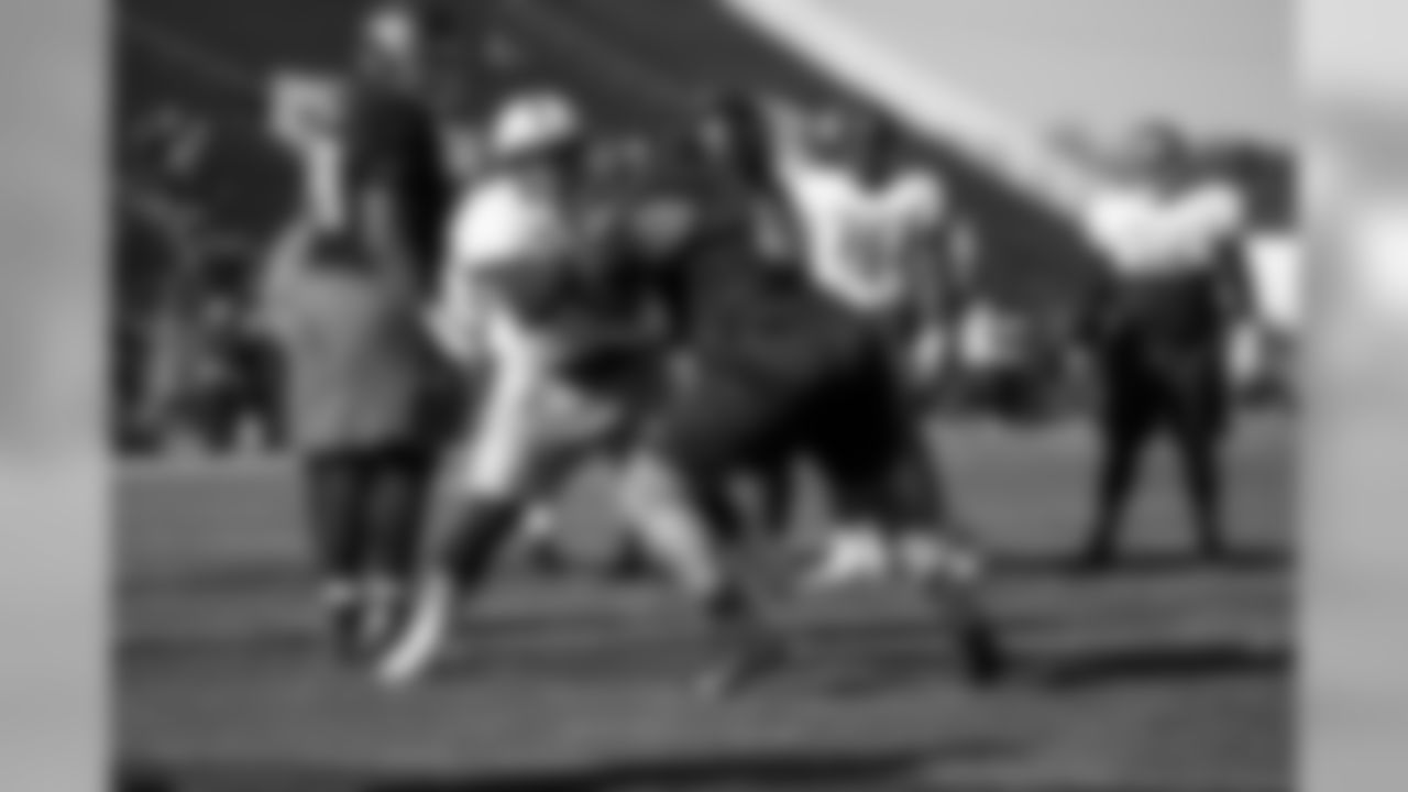 Robert Windsor during Reese's Senior Bowl practice Tuesday, Jan. 21, 2020 in Mobile, Ala. (Detroit Lions via AP).