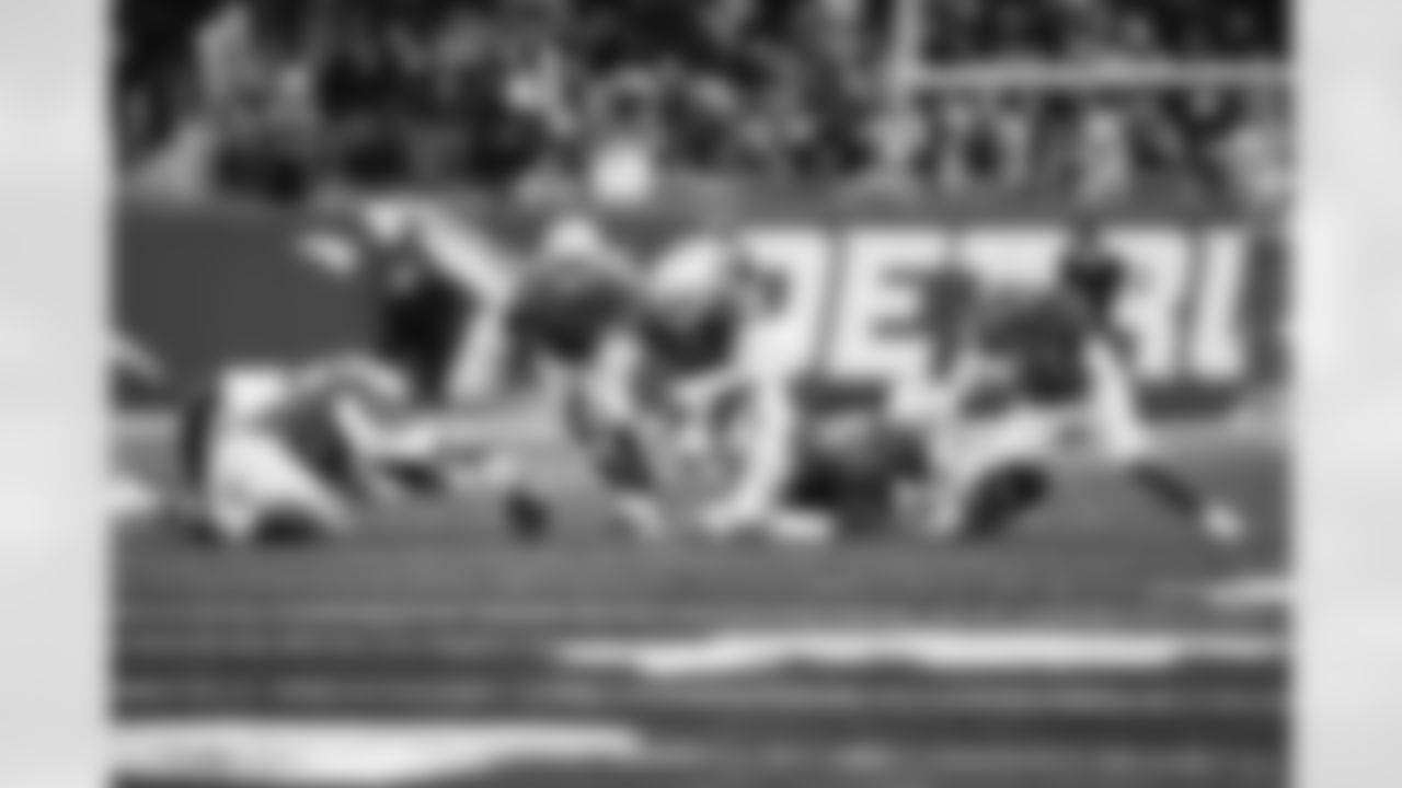 Chicago Bears quarterback Justin Fields (1) sacked by Detroit Lions linebacker James Houston (59) causing a forced fumble with Detroit Lions linebacker Alex Anzalone (34), Detroit Lions defensive lineman Aidan Hutchinson (97), Detroit Lions linebacker Malcolm Rodriguez (44), Detroit Lions defensive lineman John Cominsky (79) during a NFL football game against the Chicago Bears on Sunday, January 1, 2023 in Detroit, MI. (Jeff Nguyen/Detroit Lions).