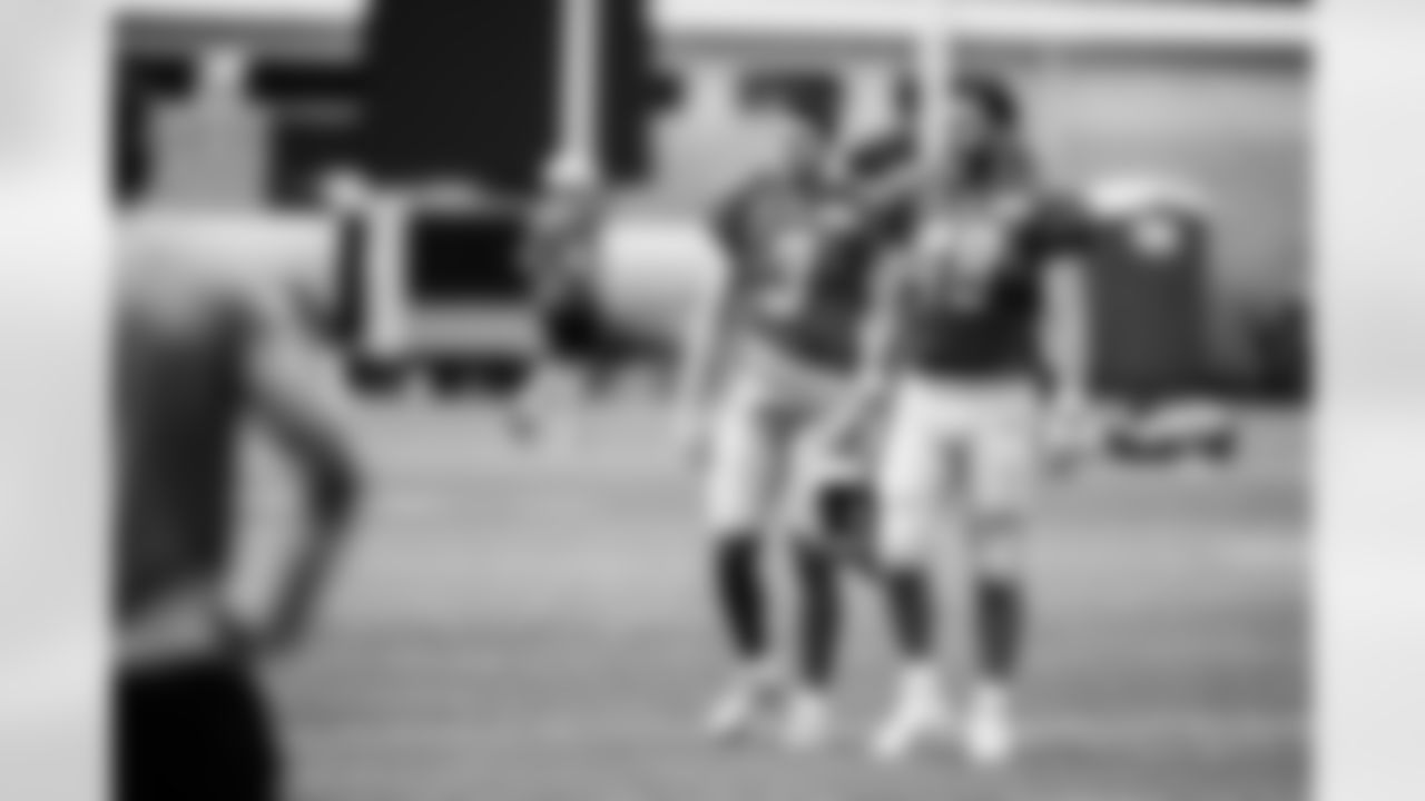 Detroit Lions punter Jack Fox (3) Detroit Lions longsnapper Don Muhlbach (48) during Lions Training Camp at the Training Facility in Allen Park, MI on August 6th, 2021. (Jeff Nguyen/Detroit Lions)