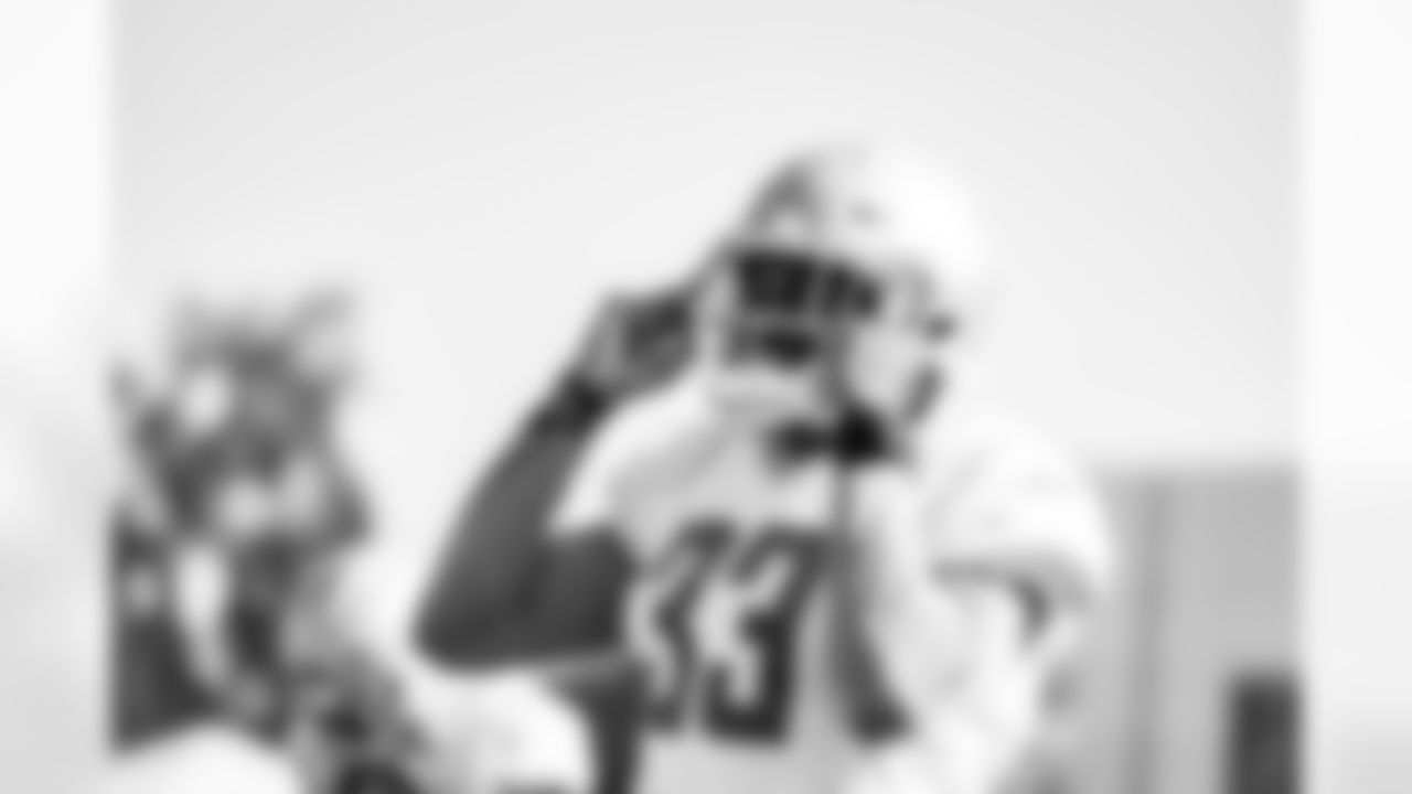 Detroit Lions running back Kerryon Johnson (33) during training camp practice at the Training Facility in Allen Park, MI on August 23, 2020. (Jeff Nguyen/Detroit Lions)