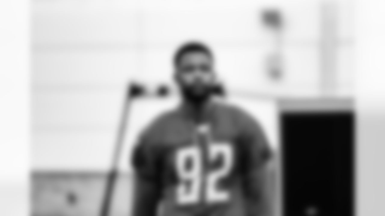 Detroit Lions tight end James Mitchell (82) during minicamp at the Lions training facility in Allen Park, MI on June 7, 2022. (Jeff Nguyen/Detroit Lions)