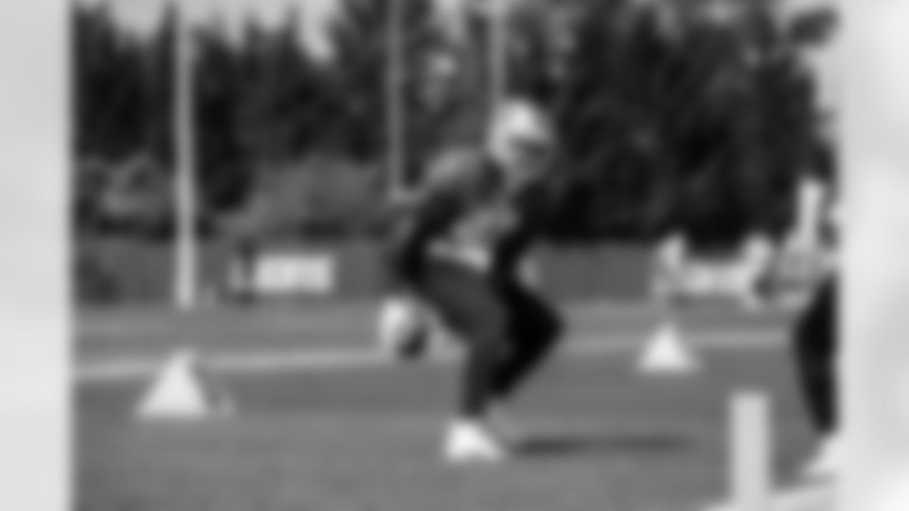 Detroit Lions linebacker Jarrad Davis (40) during Lions practice at the Training Facility in Allen Park, MI on September 25, 2020. (Jeff Nguyen/Detroit Lions)