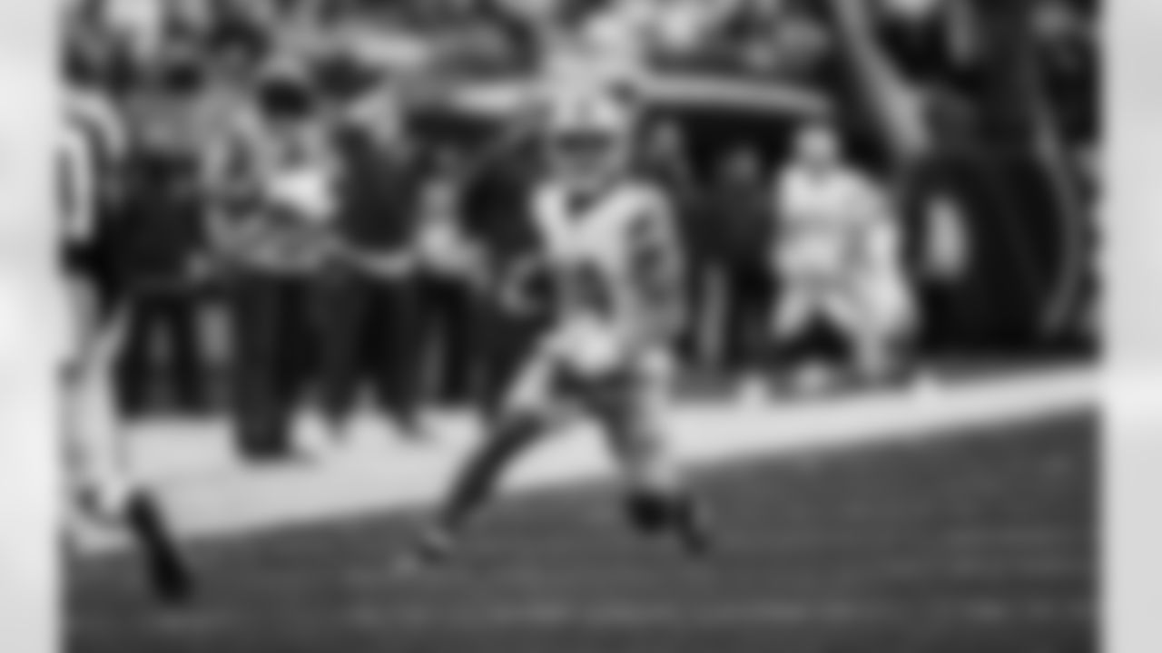 Detroit Lions wide receiver Amon-Ra St. Brown (14) during a NFL football game against the Cleveland Browns on Sunday, November 21, 2021 in Cleveland, OH. (Jeff Nguyen/Detroit Lions).