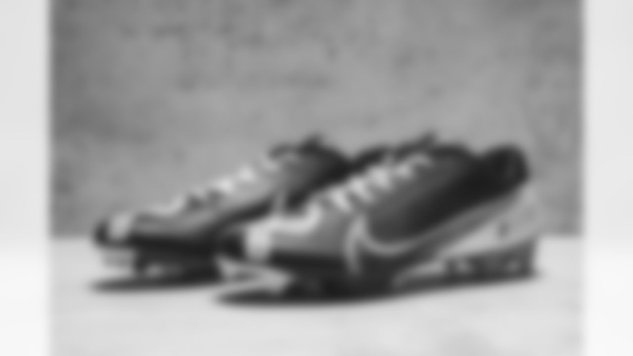 Detroit Lions cornerback Jeff Okudah (30) owns these shoes. My Cause My Cleats. (Detroit Lions via AP).