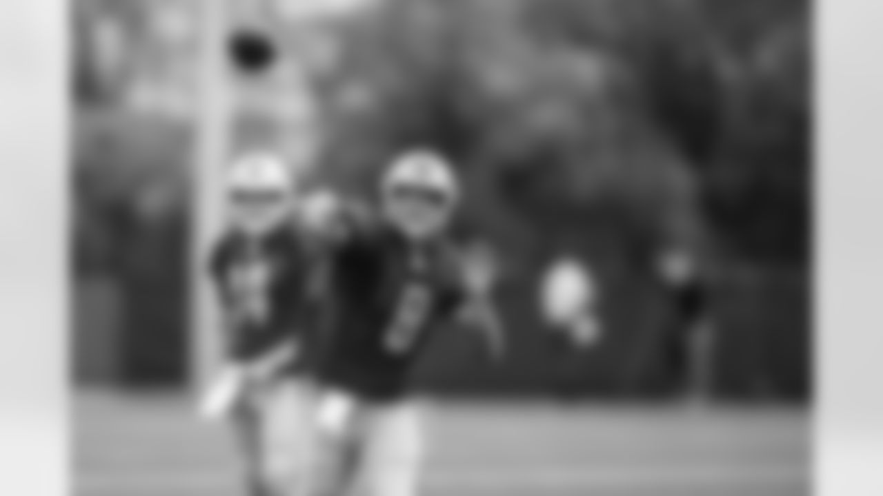 Detroit Lions quarterback Matt Cassel (8) during practice at the Detroit Lions training facility on Wednesday, Oct. 3, 2018 in Allen Park, Mich. (Detroit Lions via AP)