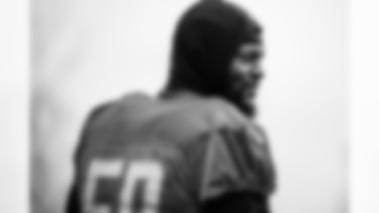 Detroit Lions linebacker Jamie Collins Sr. (58) during Lions practice at the Training Facility in Allen Park, MI on November 5, 2020. (Jeff Nguyen/Detroit Lions)