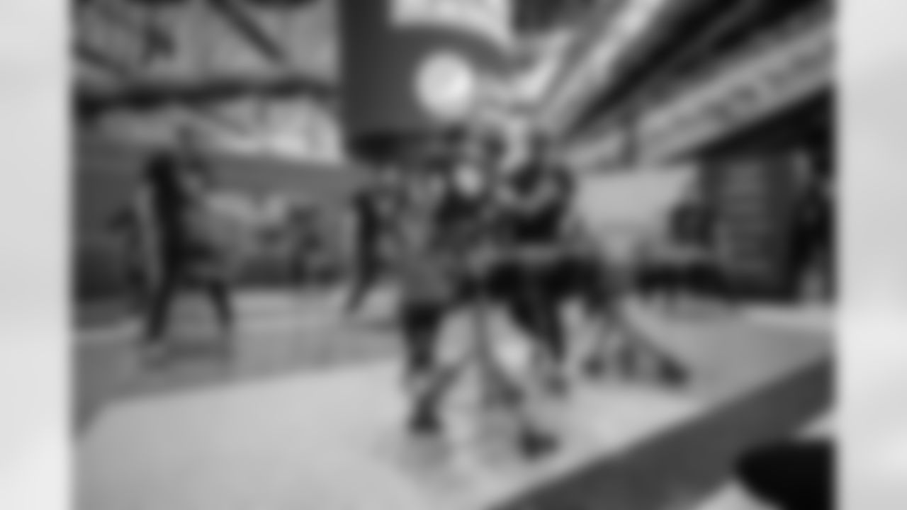 Honolulu Boom performing inside the Gate A Atrium before a NFL football game against the Buffalo Bills on Thursday, November 24, 2022 in Detroit, MI. (Joshua Hanford/Detroit Lions).