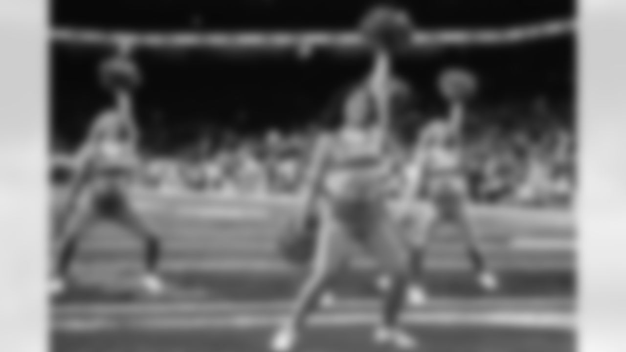 Detroit Lions Cheerleaders perform during a NFL football game against the Buffalo Bills on Thursday, November 24, 2022 in Detroit, MI. (Mike Ferdinande/Detroit Lions).