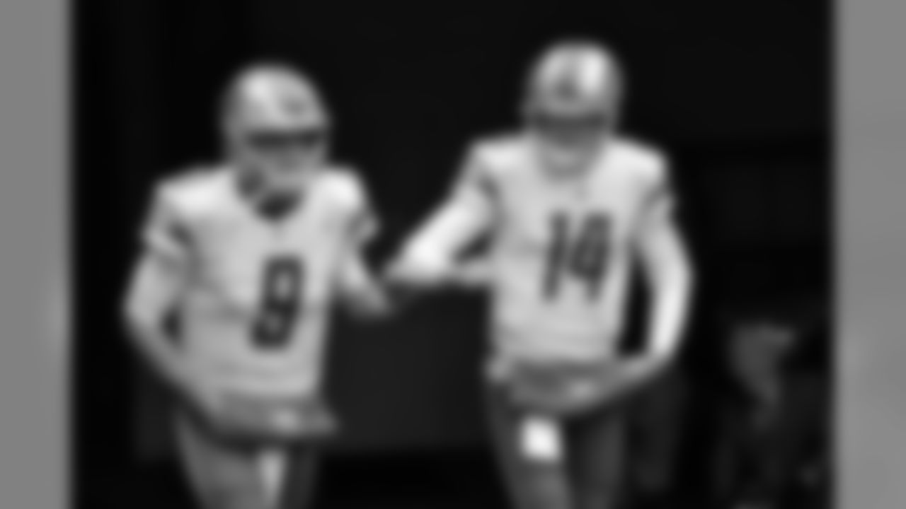 Jake Rudock and Matthew Stafford