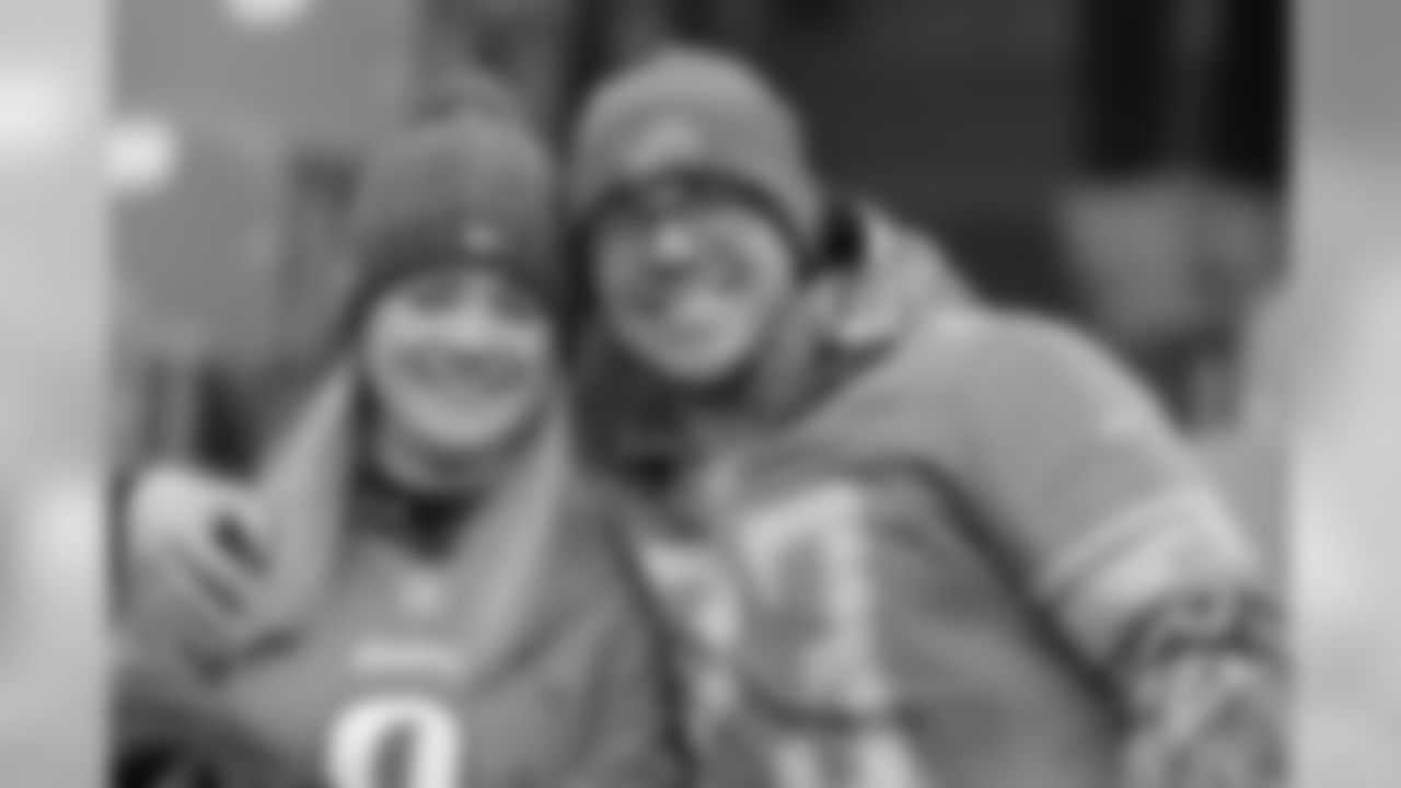 Detroit Lions fans before a NFL football game against the Buffalo Bills on Sunday, Dec. 16, 2018 in Orchard Park, N.Y. (Detroit Lions via AP).