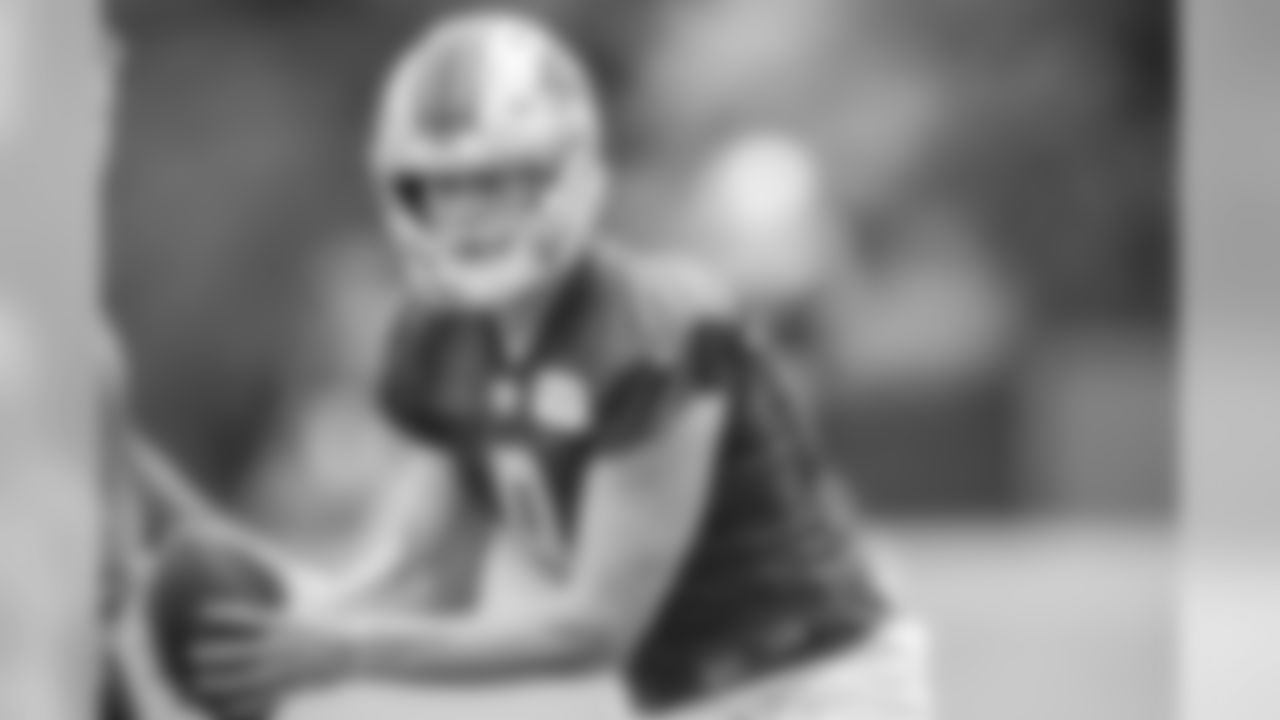 Detroit Lions quarterback Matthew Stafford (9) during practice at the Detroit Lions training facility on Tuesday, Aug. 27, 2019 in Allen Park, Mich. (Detroit Lions via AP)