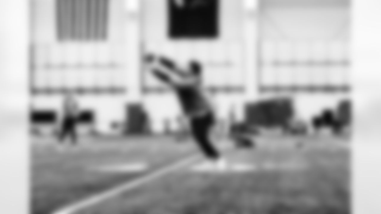 Detroit Lions running back Craig Reynolds (46) during a morning workout at the Lions training facility in Allen Park, MI on April 19, 2022. (Stuart Zaas/Detroit Lions)