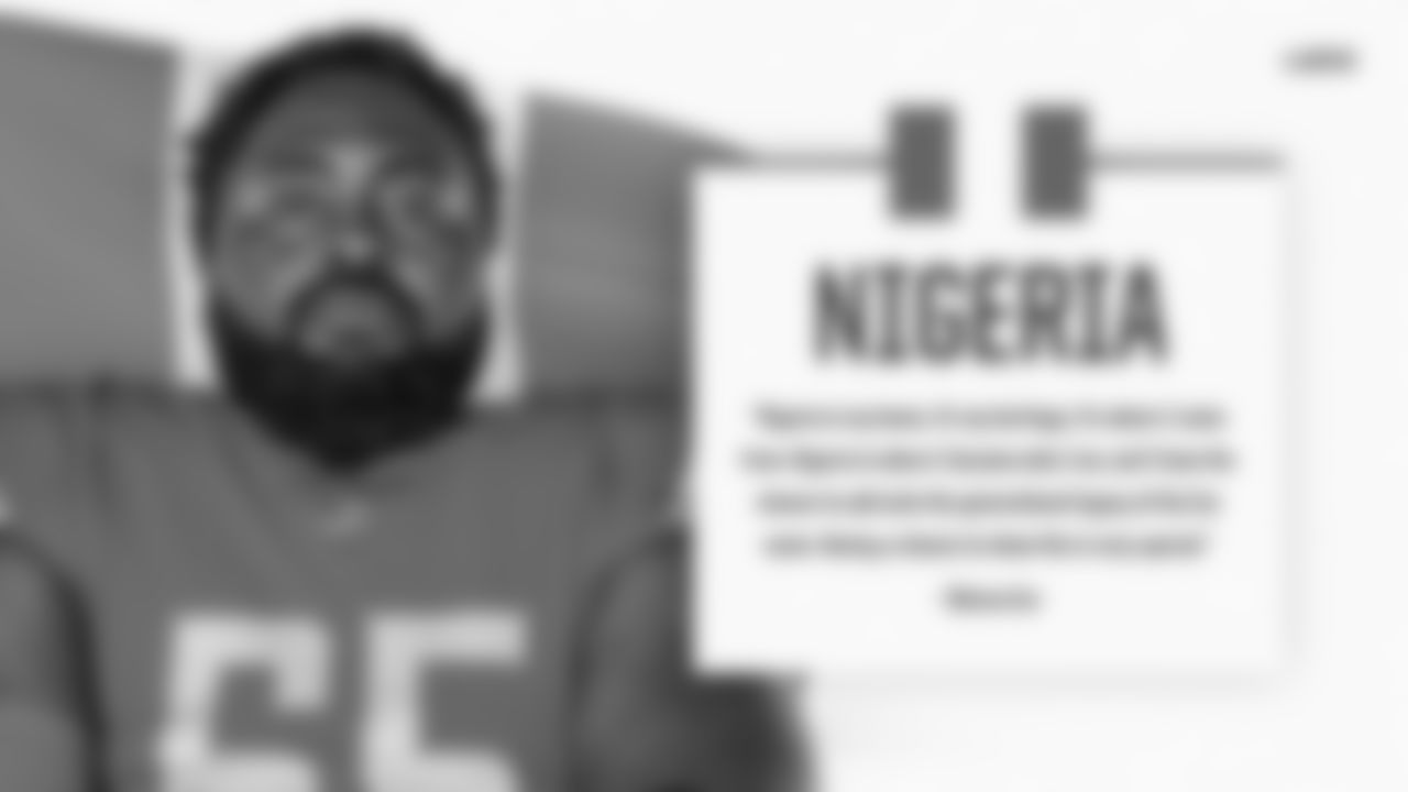 Detroit Lions tackle Obinna Eze