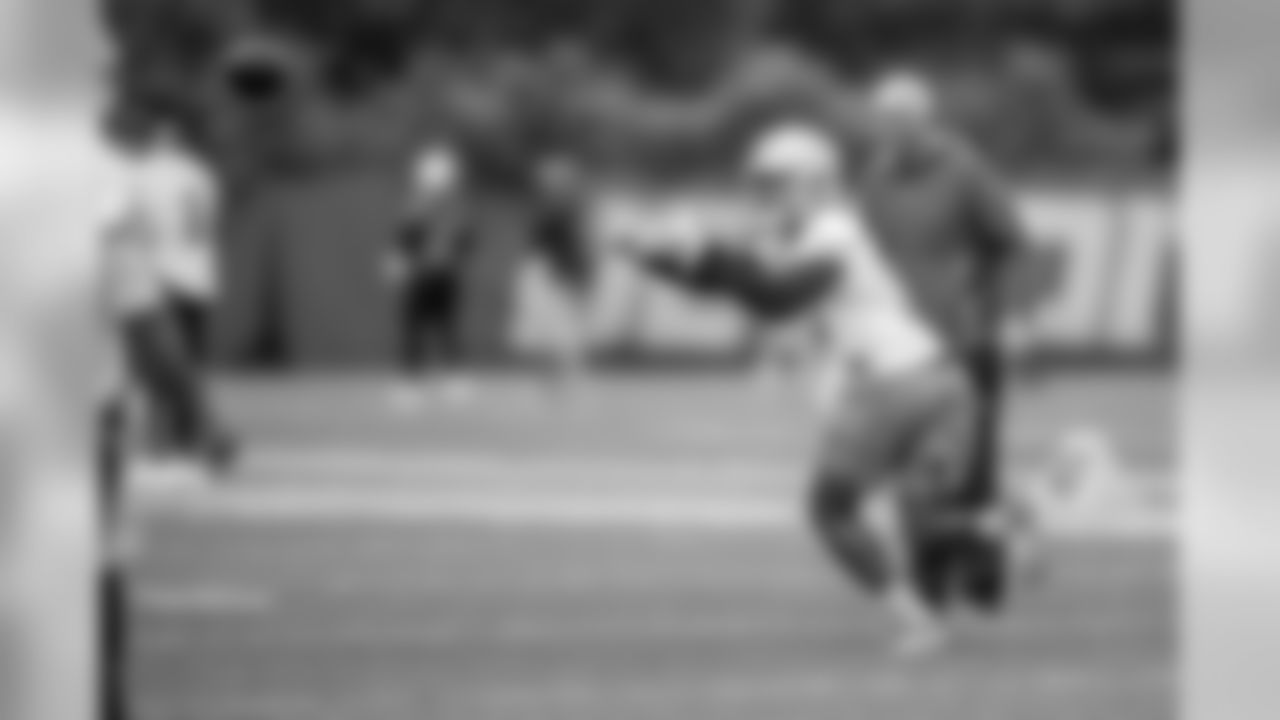 Detroit Lions running back Kerryon Johnson (33) during Day 1 of minicamp on Tuesday, June 4, 2019 in Allen Park, Mich. (Detroit Lions via AP)