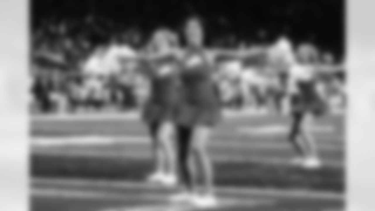 Detroit Lions Cheerleaders perform during a NFL football game against the Buffalo Bills on Thursday, November 24, 2022 in Detroit, MI. (Mike Ferdinande/Detroit Lions).