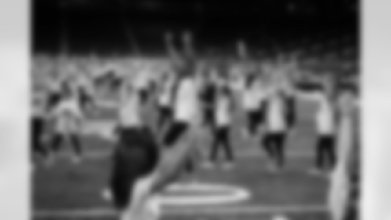 2022 Junior Detroit Lions Cheerleaders Clinic at Ford Field on December 10, 2022. (Mike Ferdinande/Detroit Lions)