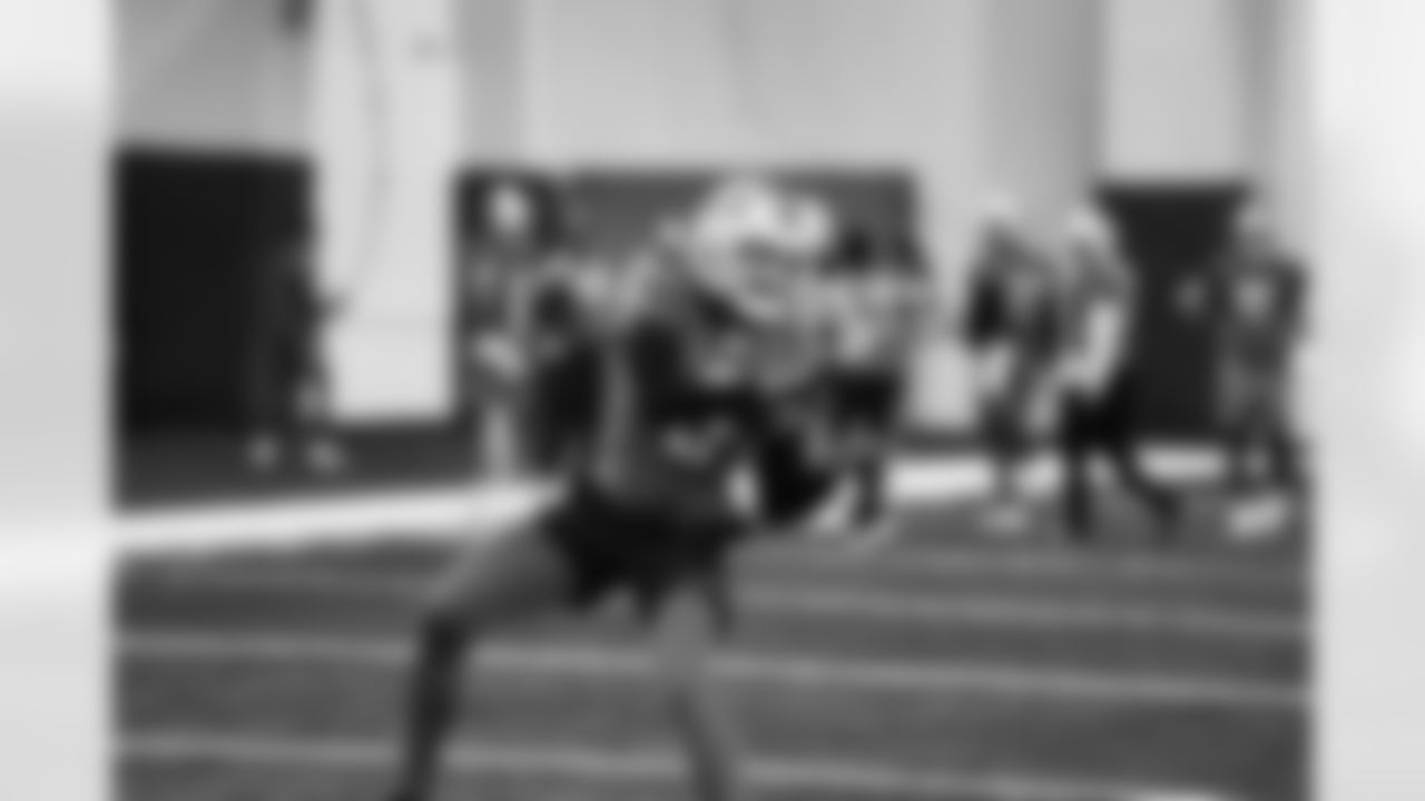 Detroit Lions wide receiver Josh Reynolds (8) during practice at the Lions Training Facility in Allen Park, MI on December 1, 2022. (Jeff Nguyen/Detroit Lions)