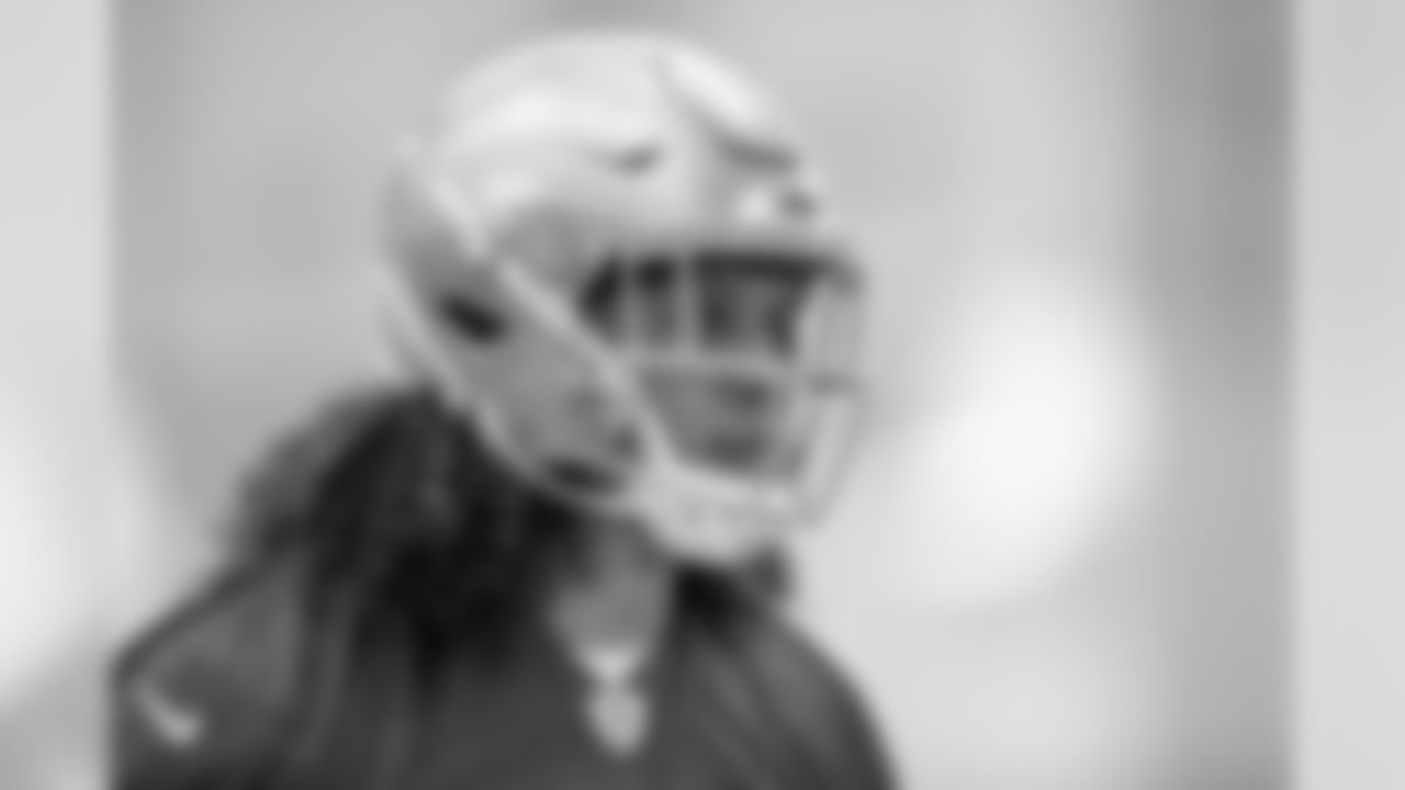 Detroit Lions linebacker Jahlani Tavai (51) during Day 1 of rookie minicamp on Friday, May 10, 2019 in Allen Park, Mich. (Detroit Lions via AP)