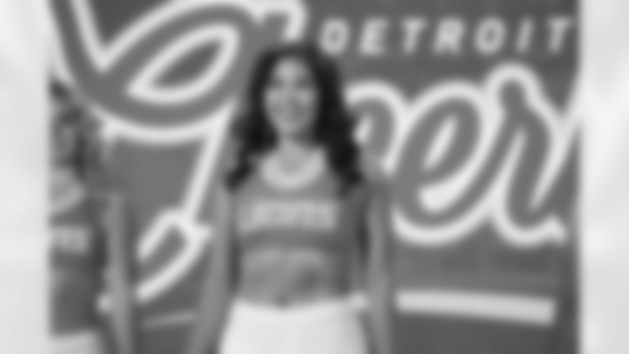 Detroit Lions Cheerleaders during the 2023 Entertainment Team Media Day at the Lions Training Facility in Allen Park, MI on June 4, 2023. (Jeff Nguyen/Detroit Lions)