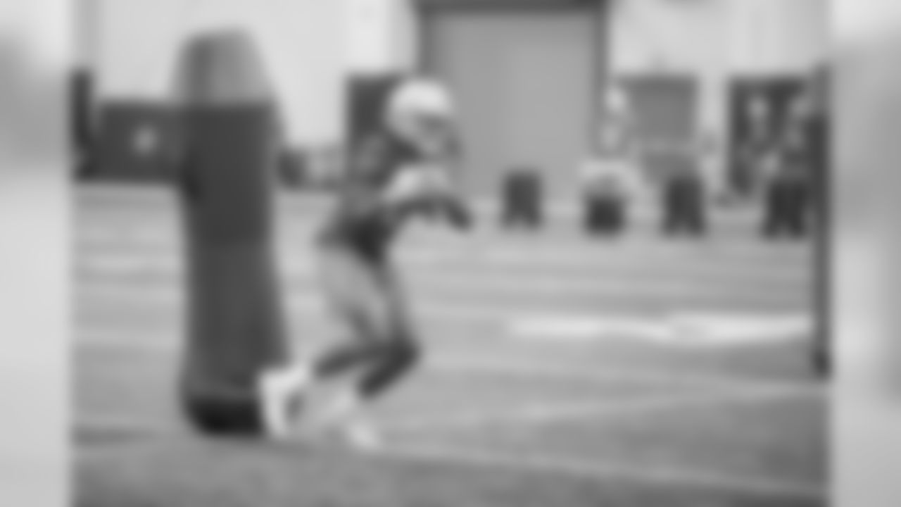 Detroit Lions safety Will Harris (43) during Day 2 of rookie minicamp on Saturday, May 11, 2019 in Allen Park, Mich. (Detroit Lions via AP)