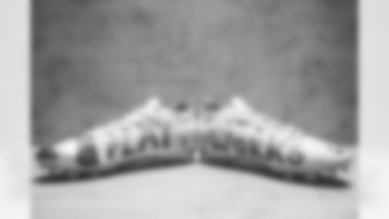 Detroit Lions safety Miles Killebrew (35) owns these shoes. My Cause My Cleats. (Detroit Lions via AP).