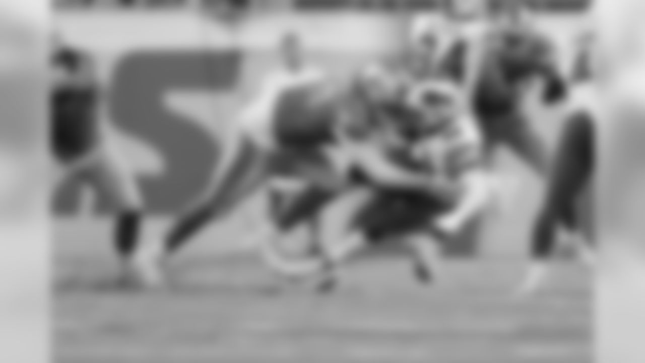 Detroit Lions defensive end Mitchell Loewen (70) during a NFL football game against the Buffalo Bills on Friday, Aug. 23, 2019 in Detroit. (Detroit Lions via AP).