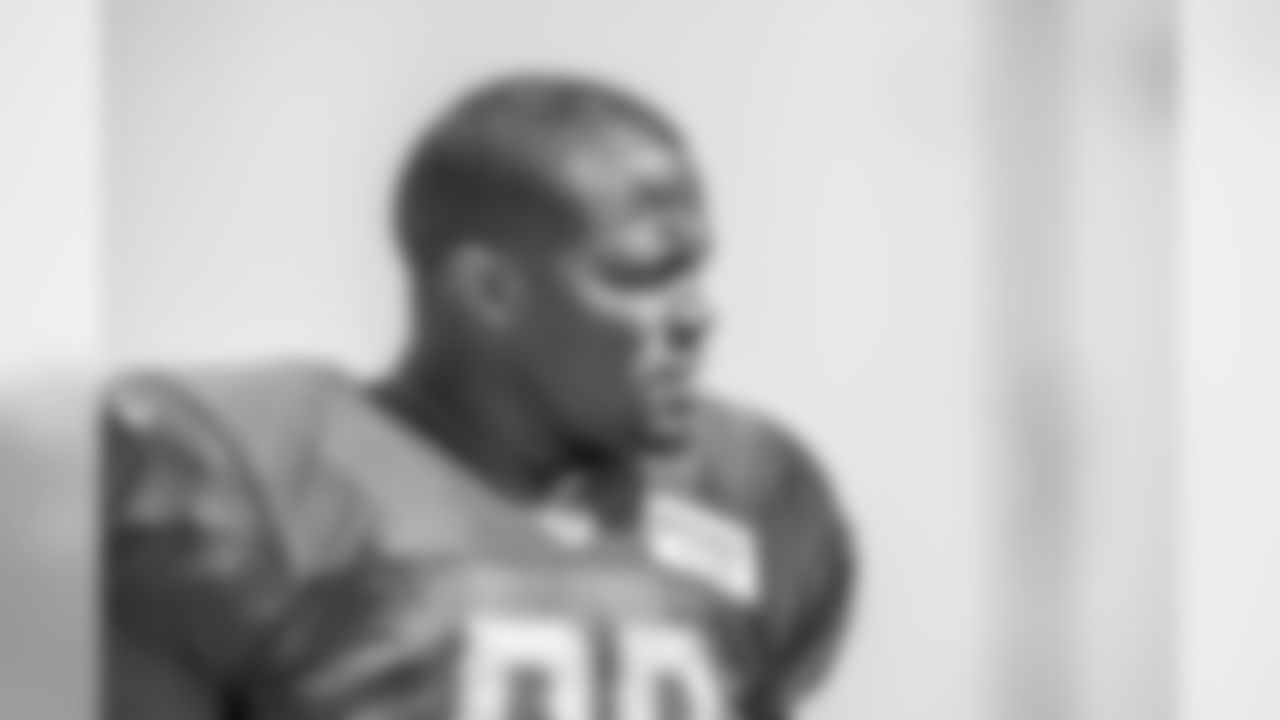 Detroit Lions defensive end Trey Flowers (90) during Day 13 of 2019 Detroit Lions Training Camp presented by Rocket Mortgage on Saturday, Aug. 10, 2019 in Allen Park, Mich. (Detroit Lions via AP)