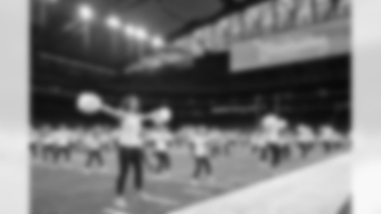 2022 Junior Detroit Lions Cheerleaders Clinic at Ford Field on December 10, 2022. (Carl Jones II/Detroit Lions)